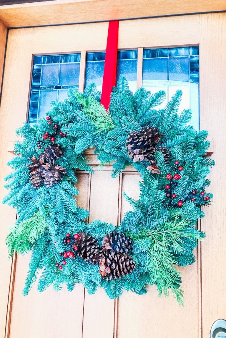 The Best Wreath Hanging Hack Without Damaging Your Door Truly Kate